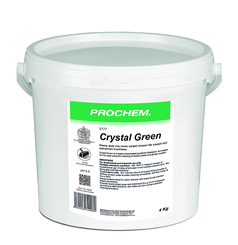 Prochem Crystal Green Heavy Duty Non-Ionic Carpet Cleaner - 4kg